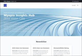 Zeiss Myopia Insights Hub Website