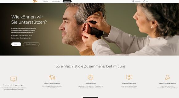 GN Hearing neue Website