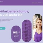 Mitarbeiterbonus-Versicherung Website