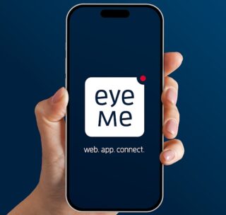 eyeMe WebApp eyes and friends