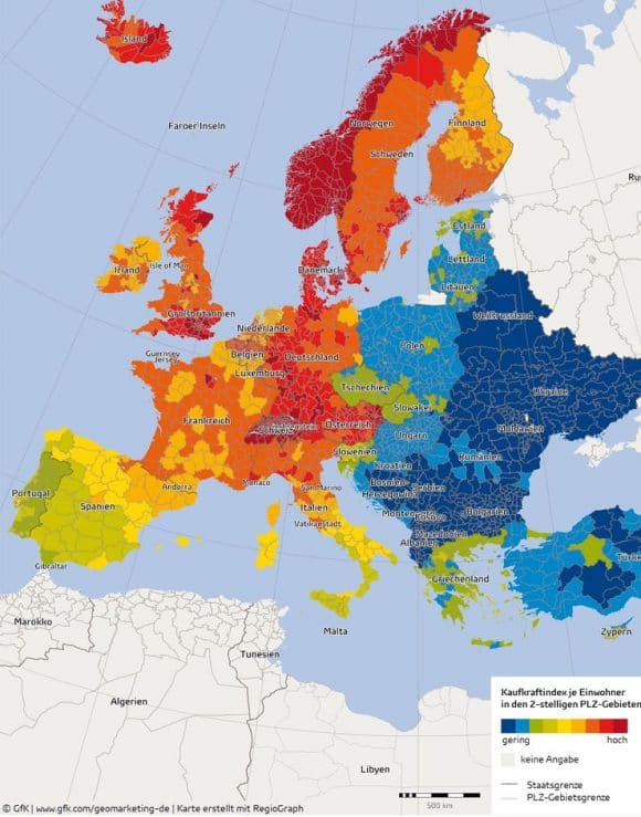 Kaufkraft Europa Gute Zahlen In Zentral Und Osteuropa Eyebizz